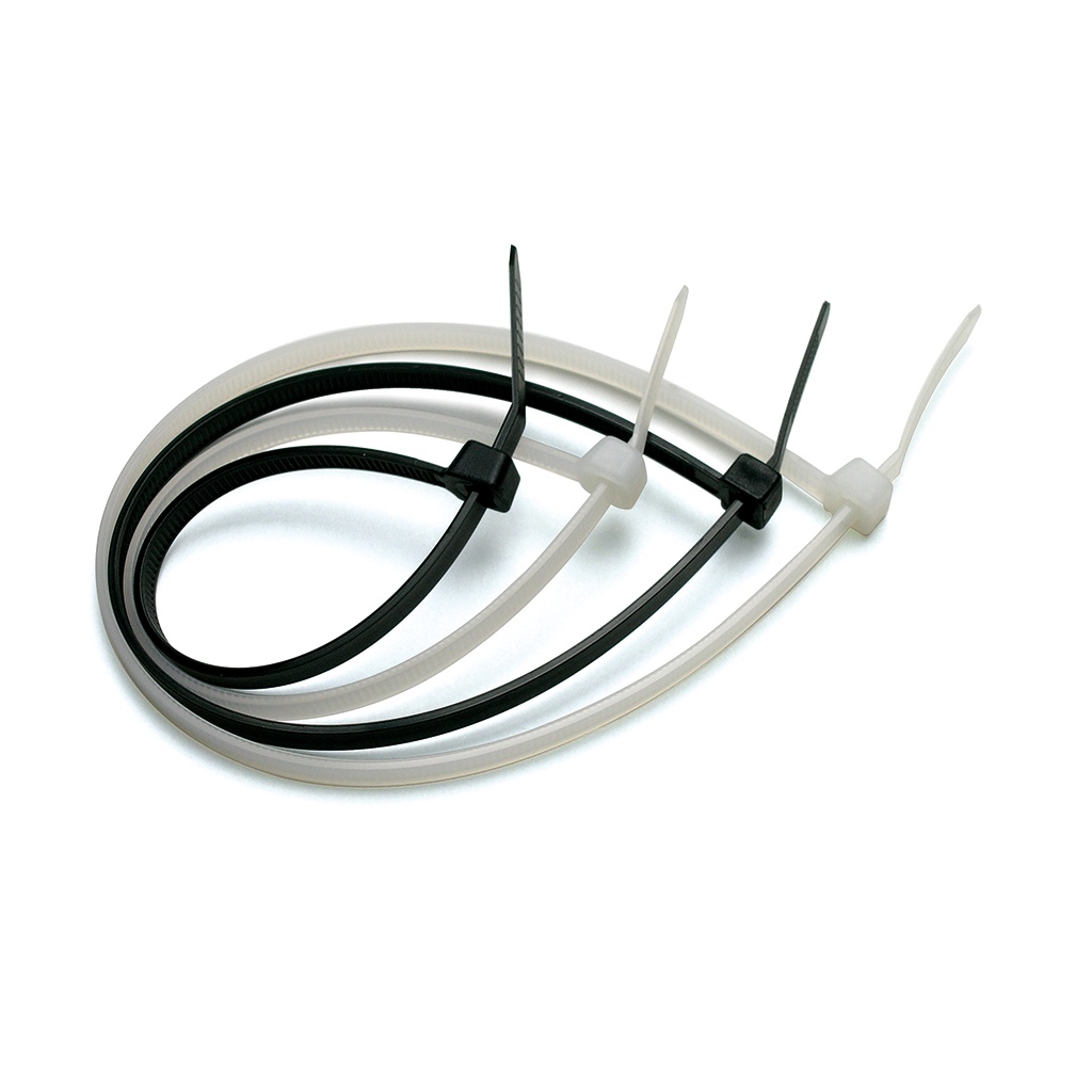 Kabel Ties Hitam Putih 10cm / 15cm Harga 1Pack isi 100Pcs