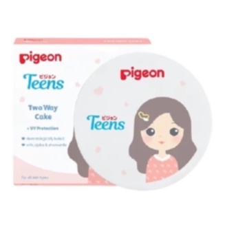 Pigeon Teens Compact Powder, UV Protection, Refill + Puff, 14g