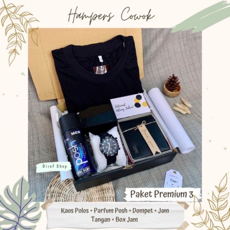 

HAMPERS COWOK/ Kado Ulang tahun/ Gift box