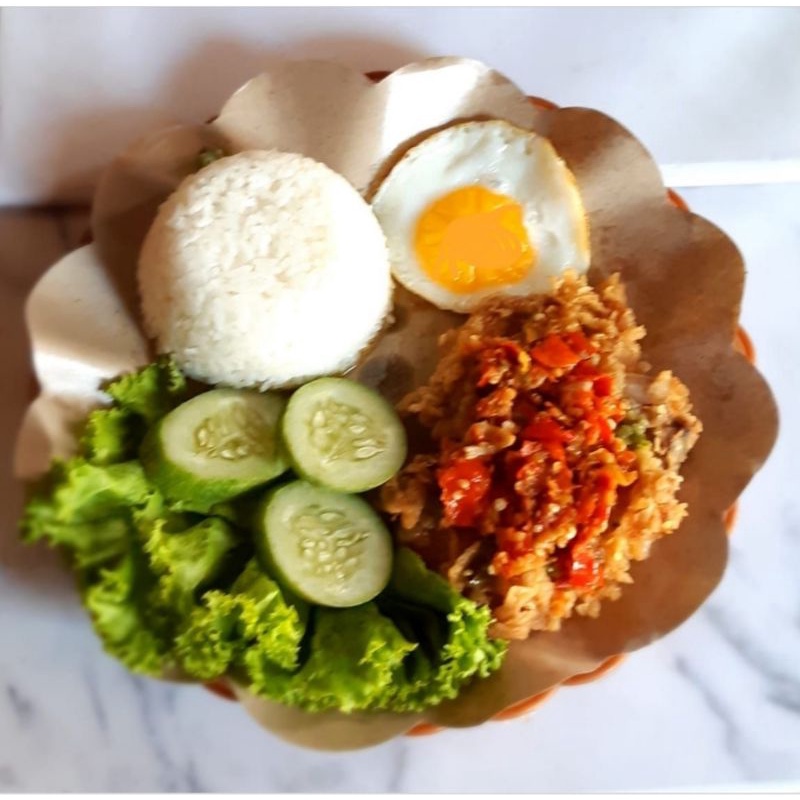 

Nasi Ayam Geprek+Telur