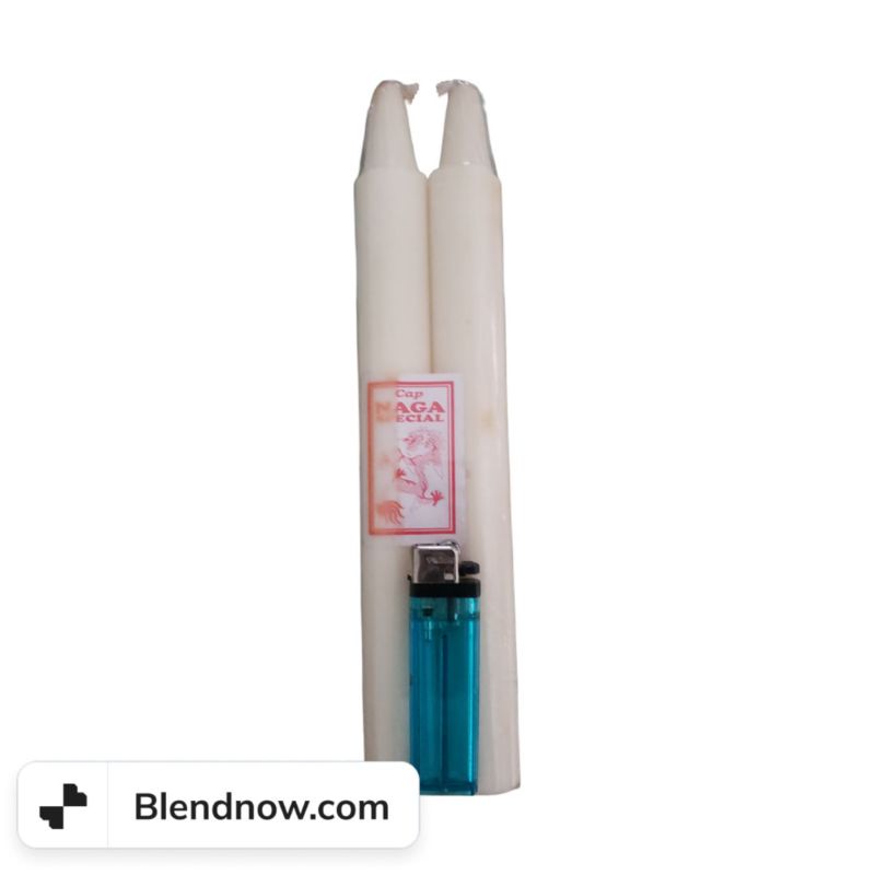 lilin putih cap naga spesial isi 2