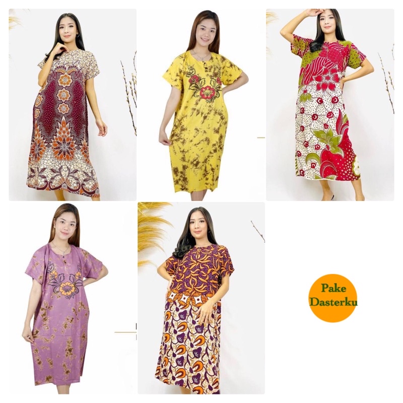 PAKET DASTER MURAH 100/5 PCS RAYON BUSUI BUMIL BATIK BALI GROSIR DASTER PEKALONGAN