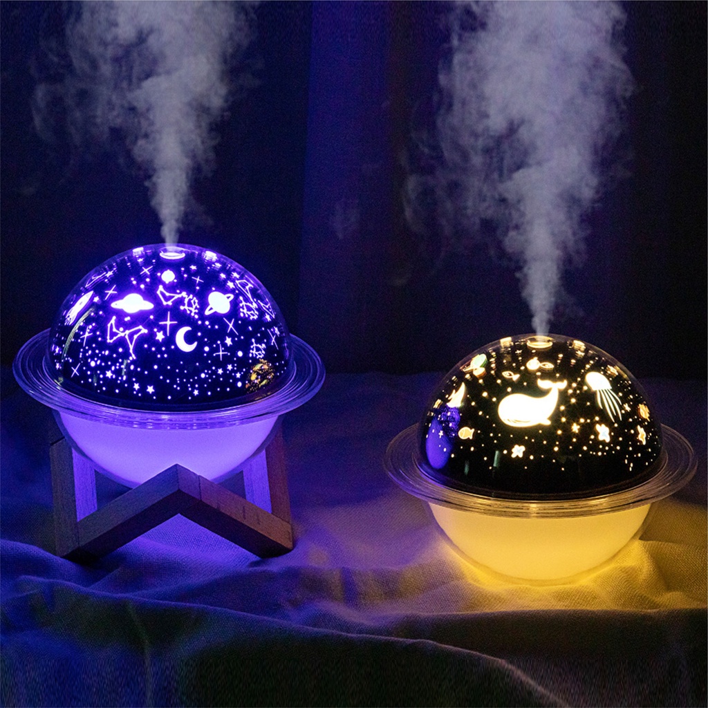 Moi 200ML Humidifier Diffuser Air Purifier Aromaterapy | Beautiful Night Light Planet