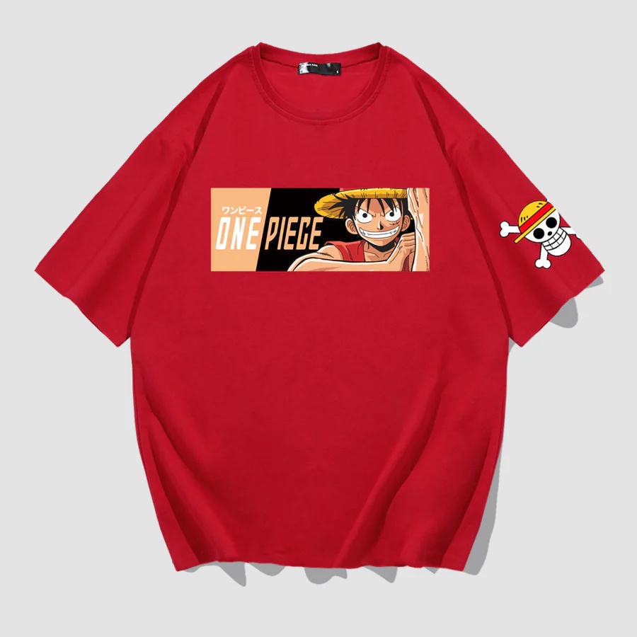BRIGO Kaos Oversize One Piece Stampede Anime II Kaos Jumbo Size Pria &amp; Wanita II Kaos Oversize Print DTF