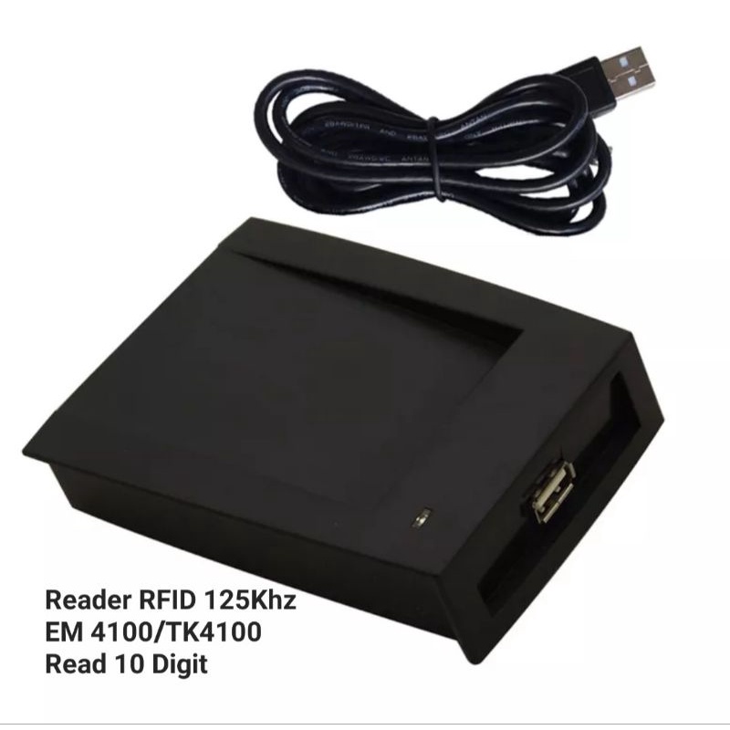 125Khz RFID Reader EM4100 TK4100 USB Proximity Sensor Smart Card Reader RFID 125 Khz ID USB ( Tebal )