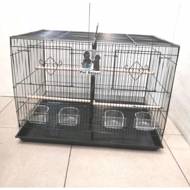 Kandang Burung Love Bird Besi Kotak Kandang Burung Dayang Gdy603 Kandang Umbran Sekat Dua