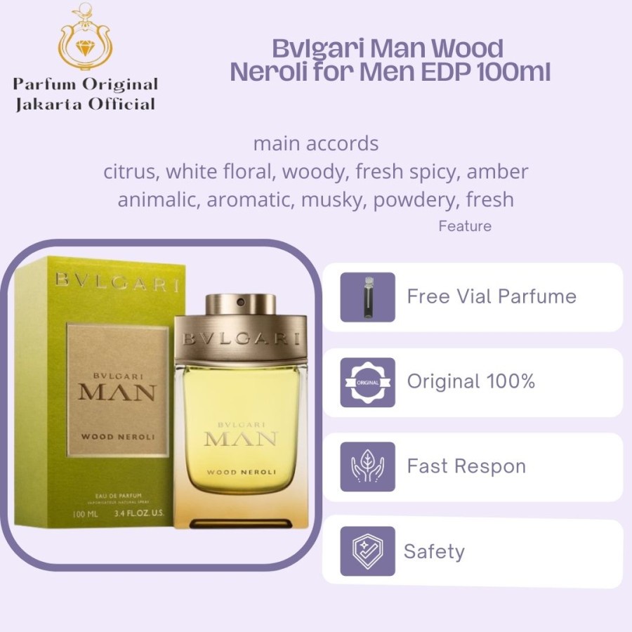 Parfum Parfume Perfume Asli Perawatan Kecantikan Original Import Branded Pria Laki Laki Cowok Bvlgar