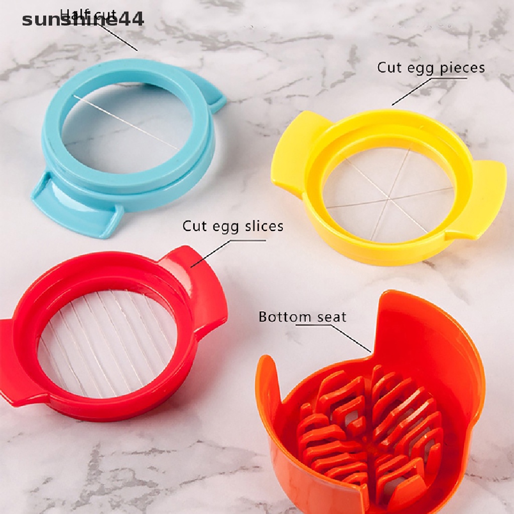 Sunshine 1 Set Alat Pemotong Telur 3 In 1 Untuk Dapur