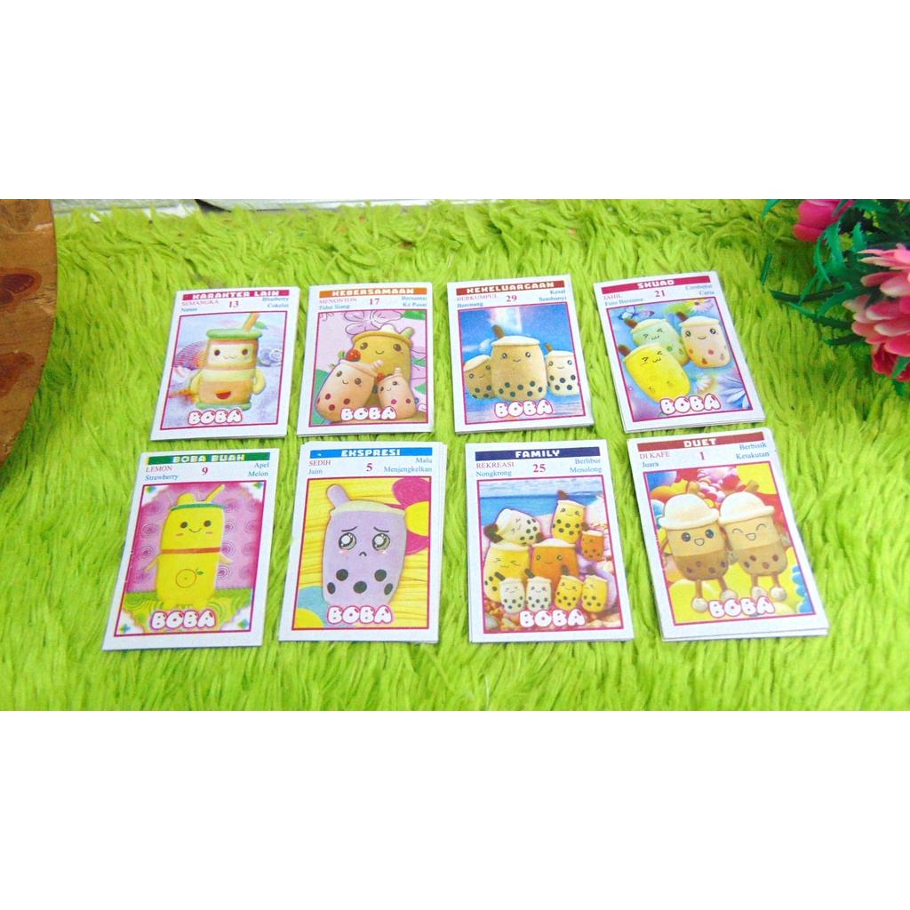 KWARTET MURAH BANGET Mainan Anak Jadul Kartu Kuartet Karakter Kartun Motif Random