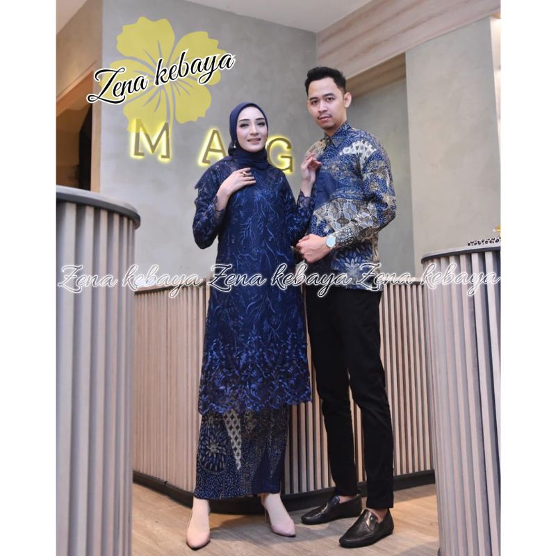 COUPLE TUNIK KEBAYA KEMEJA BATIK PRIA COUPLE KEBAYA MODERN