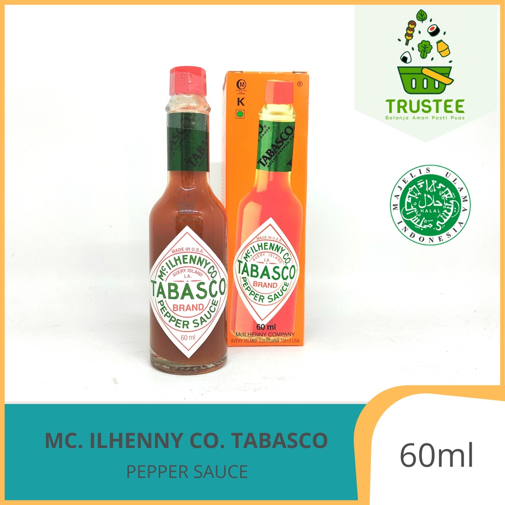 TABASCO PEPPER SAUCE MC. ILHENNY CO. 60ml HALAL