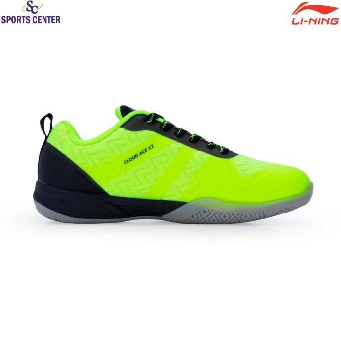 NEW  Sepatu Badminton Lining Cloud Ace X2 AYTR048 / AYTR 048 Lime