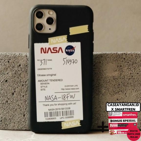 Nasa Ticket Case Realme 5 5i C2 C3 C11 C12 C15 7i C17 Casing Doff Soft - 18FW, 5 5i C3