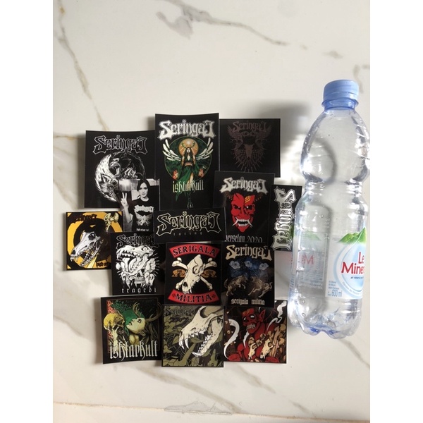 sticker pack seringai satu set a4