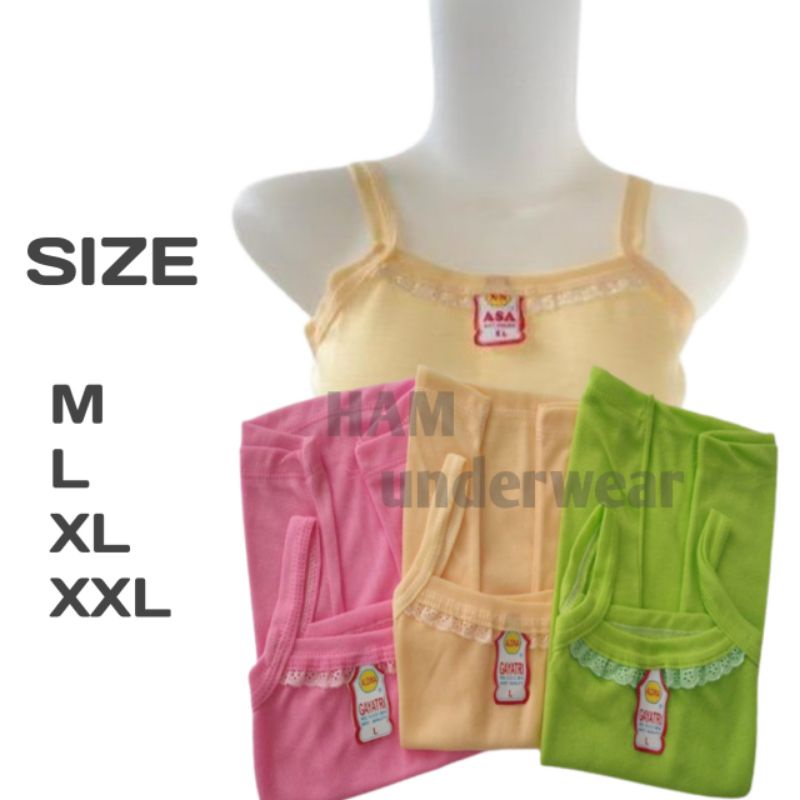 kaos dalam anak perempuan singlet renda remaja SD sampai REMAJA DEWASA