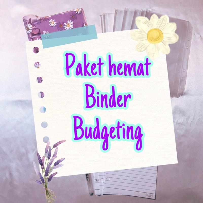 PAKET BINDER MENABUNG DAISY || BINDER A6 DAISY || BINDER TANTANGAN MENABUNG || PAKET BINDER SAVING C