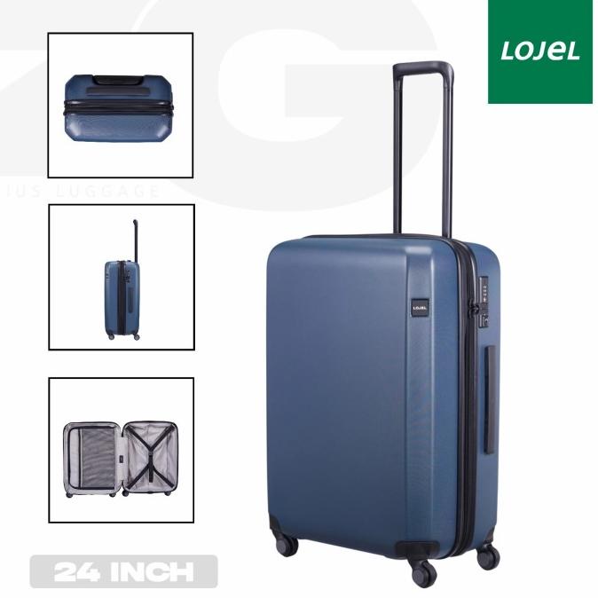 Koper Lojel 24 Inch Hardcase Rando Zip Expand Tsa Original - Biru Storolala