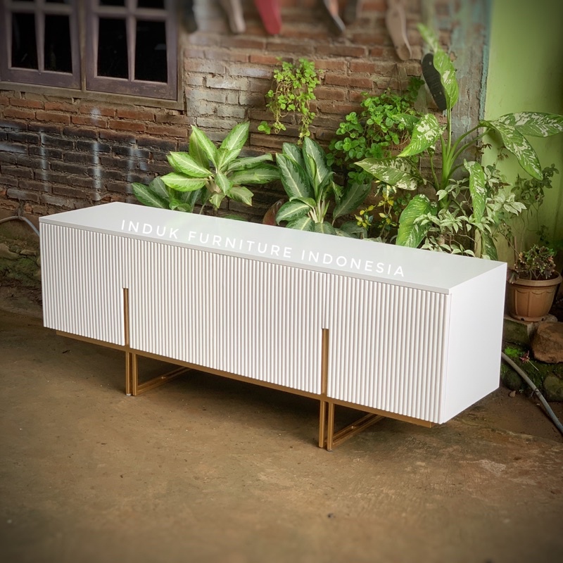 NEW ARIVALL MEJA TV DUCO PUTIH GLOSY MODERN .meja tv