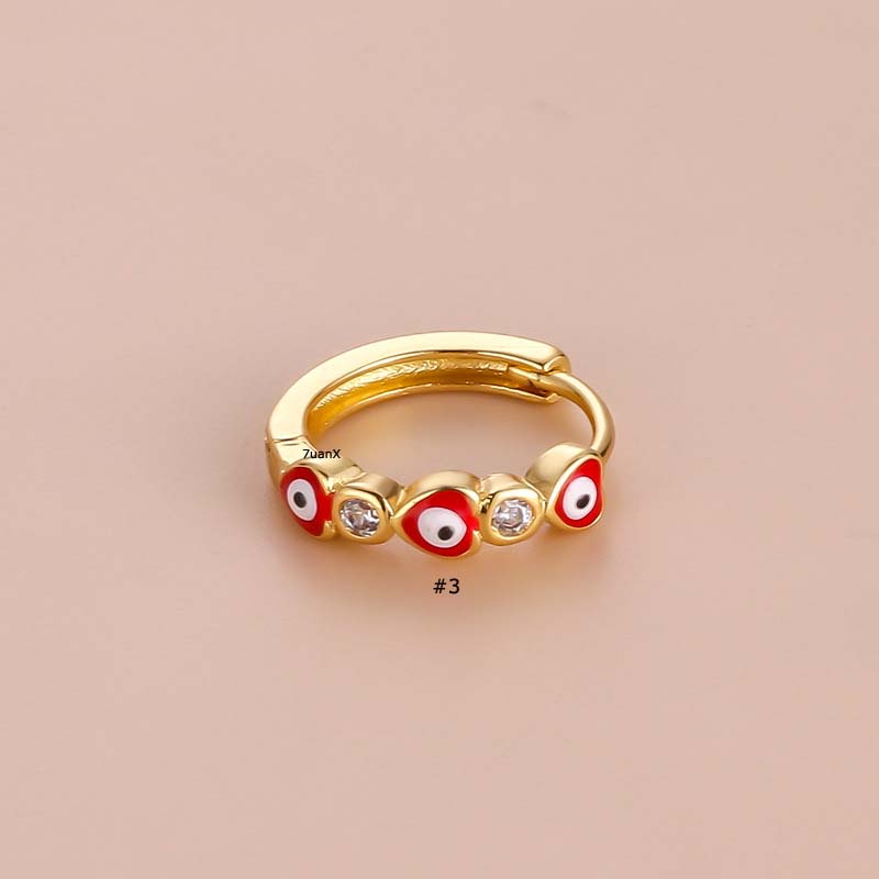 1pc Anting Tindik Tulang Rawan Telinga Bentuk Hati Ukuran 12mm