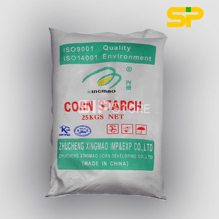 

Tepung Corn Starch / Tepung Jagung / Maizena Xingmao/ Xing Mao 25 Kg