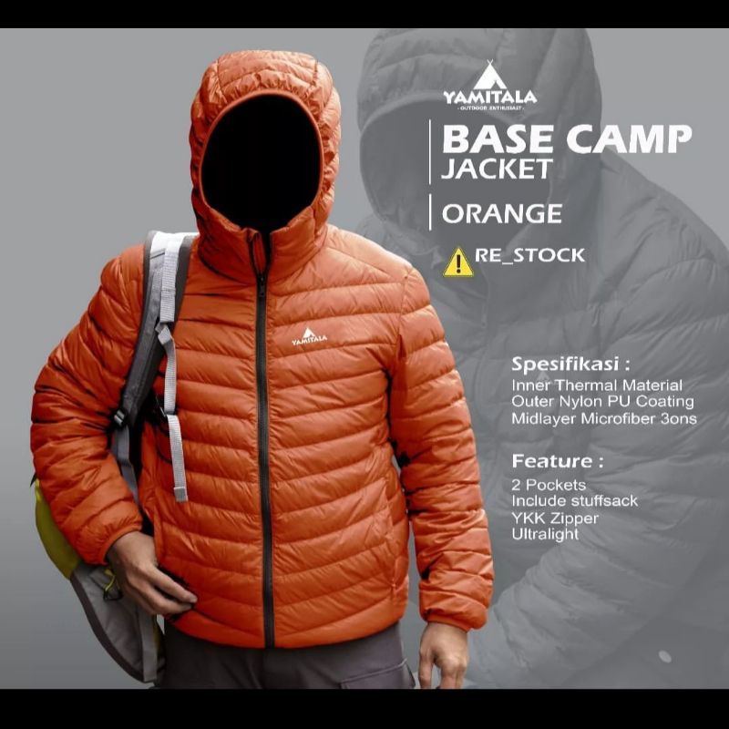 Jaket Gunung Jaket Puffer Dacron Tebal Hangat Basecamp Yamitala outdoor