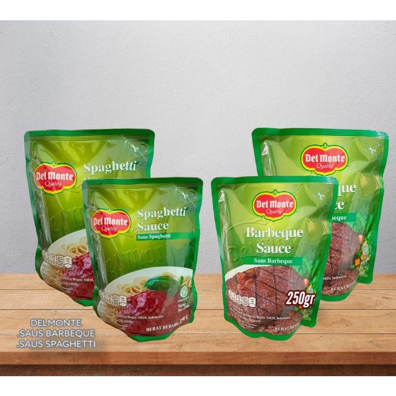 

DELMONTE SAUCE SPAGETHI / BARBEQUE 250GR Saus Barbeque dan Spaghetti Delmonte