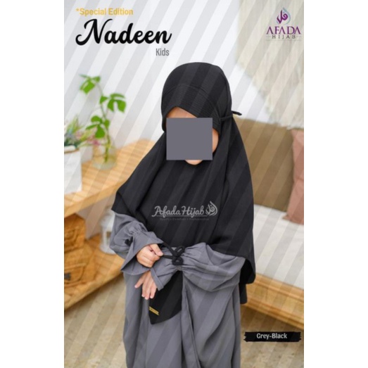 [Ready] Afada Hijab_Nadeen Kids Set Gamis Dress Anak Couple Ibu Anak Jilbab Tali