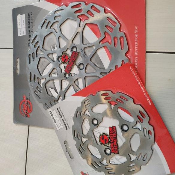 SPAREPART MOTOR GP 9055 DISC CAKRAM SET SUZUKI SATRIA FU 150 WILWOOD