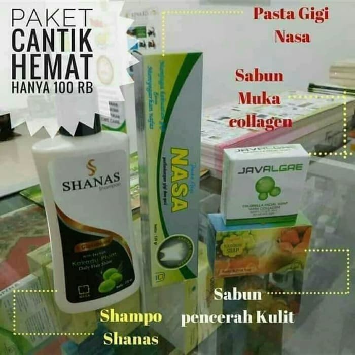 Paket Hemat Nasa Lengkap isi 4 Produk Kecantikan Herbal - 100% Original Nasa