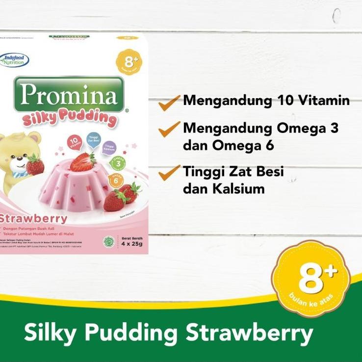 

CodeSs9S3--PROMINA Silky Puding 100 gr Strawberry