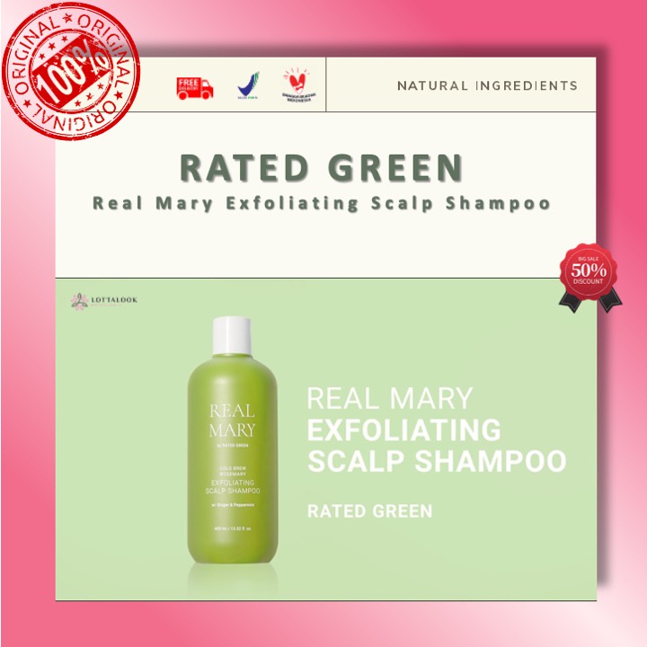 Rated Green Real Mary Exfoliating Scalp Shampoo