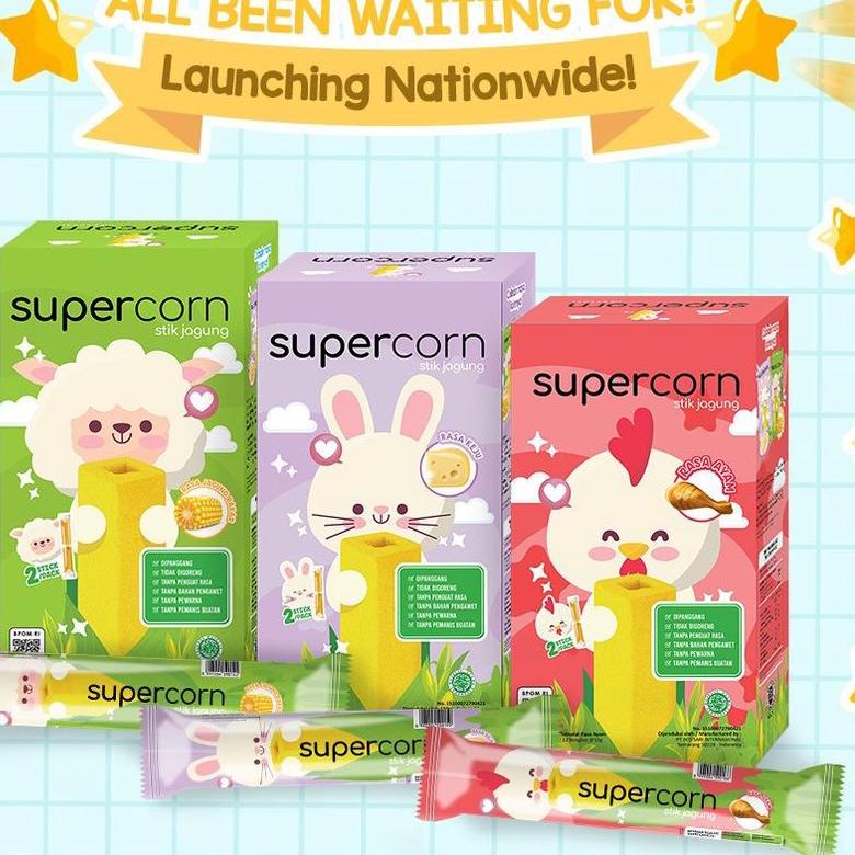 

2i2Hw--Supercorn Stik Jagung 12 pcs / Super Corn / Snack Cemilan Anak NON MSG Halal Super Corn Snack MPASI / Snack Bayi / Snack Anak / Cemilan Bayi / Cemilan Anak Snack Sehat Rekomendasi snack bayi