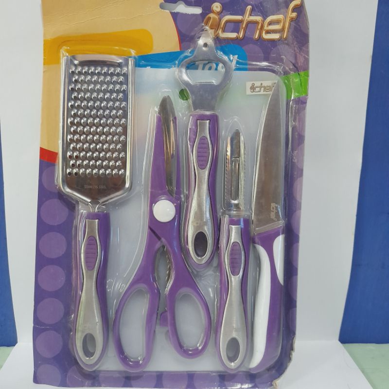 Set pisau 6 in 1 original ichef dari ifa cookware