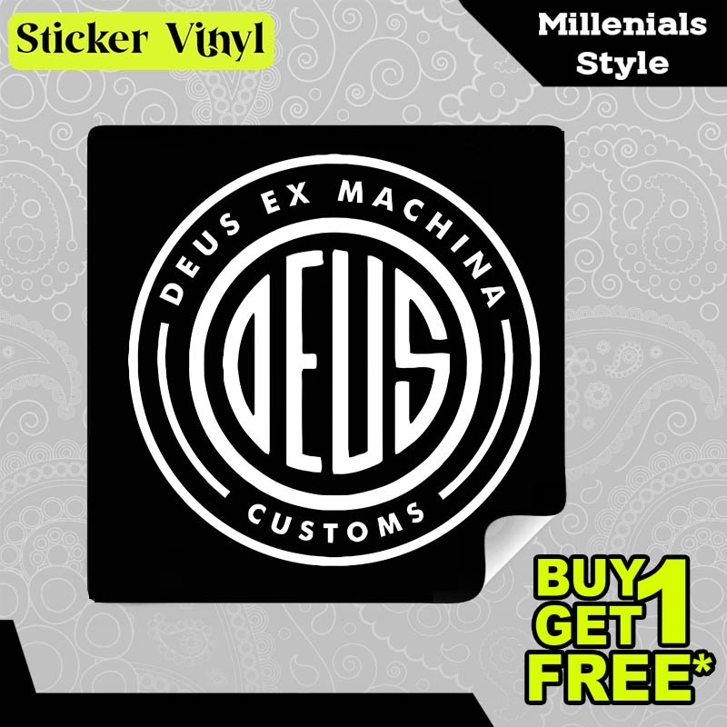 

Stiker Sticker Deus Ex Machina Customs Gambar Unik Desain Keren dan Kekinian Aesthetic Bahan Vinyl Satuan Anti Air