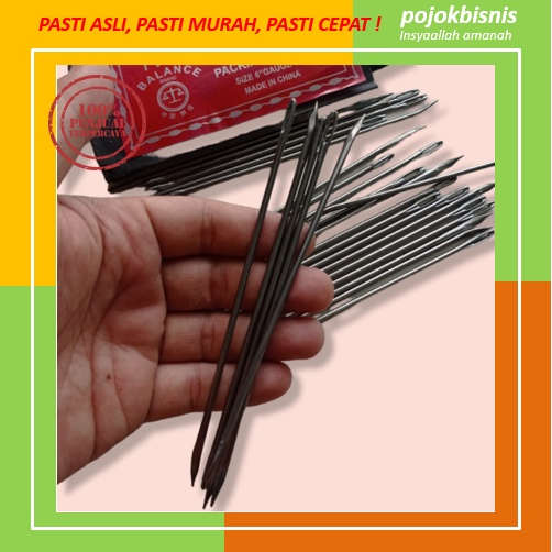 25 PCS JARUM GONI / JARUM KARUNG GONI / JARUM JAHIT KARUNG GONI 6 INCHI