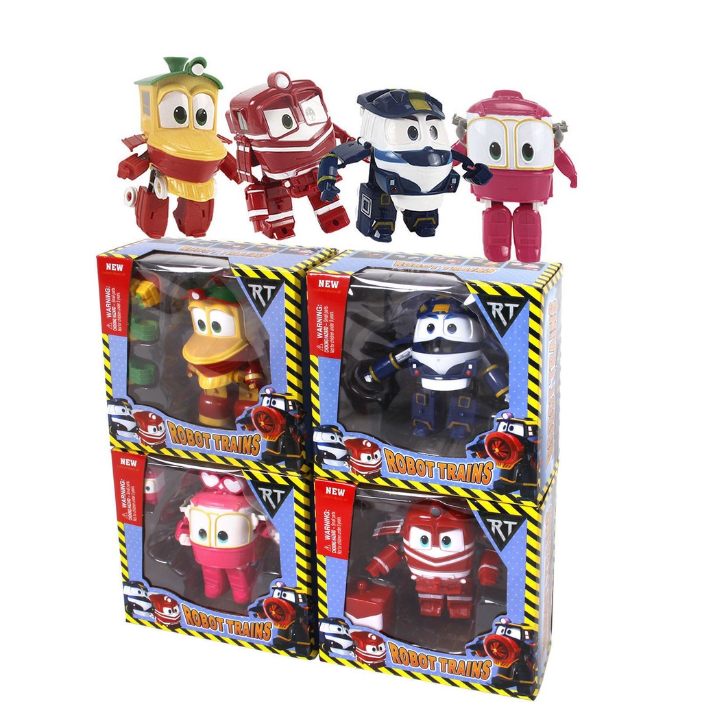 Must-have Robot Trains Rt Kay Transformer Train Figure Mainan Animasi Korea