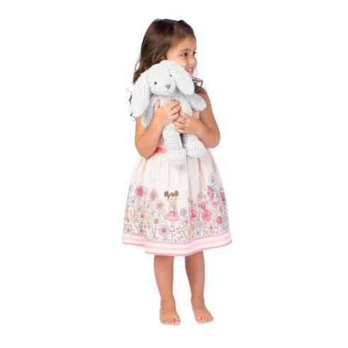 Manhattan Toy Adorables Theo Bunny Grey - Medium