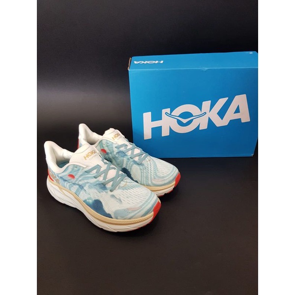 Sepatu running Hoka clifton 8 wide sepatu sneakers sepatu premium