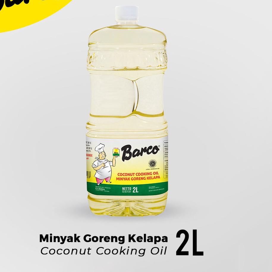 

Quality Control✅Promo!! Minyak Goreng Kelapa Barco Botol 2 ltr + Pouch 500ml|SQ1