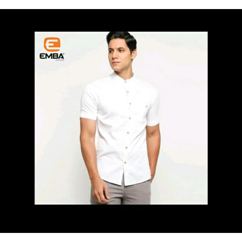 KEMEJA KOKO EMBA ORIGINAL PUTIH