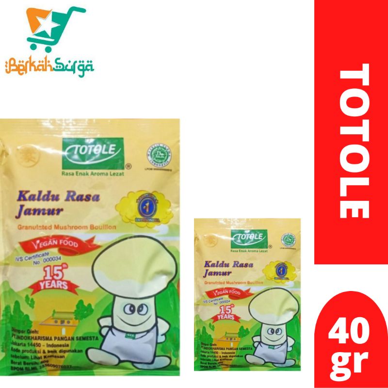 

TOTOLE (Kaldu rasa jamur) 40 gram
