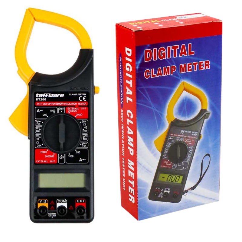 Tang Ampere Digital Clamp Multimeter Pengukur Arus Listrik AC DC