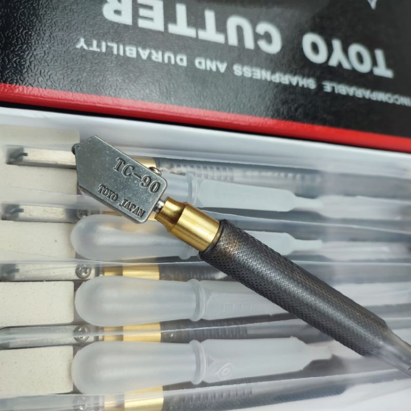 Glass Cutter Toyo Tc 90 Orginal alat pemotong kaca Toyo Tc 90(LeT)
