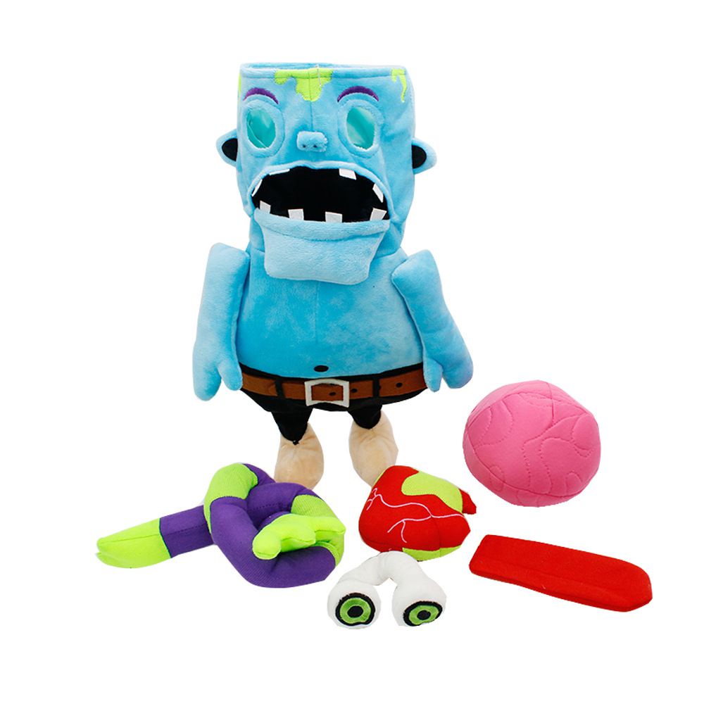Boneka Plush Zombie Kecil Yang Lucu Dan Merayap Ideal Untuk Dekorasi Halloween Atau Bermain Edukasi