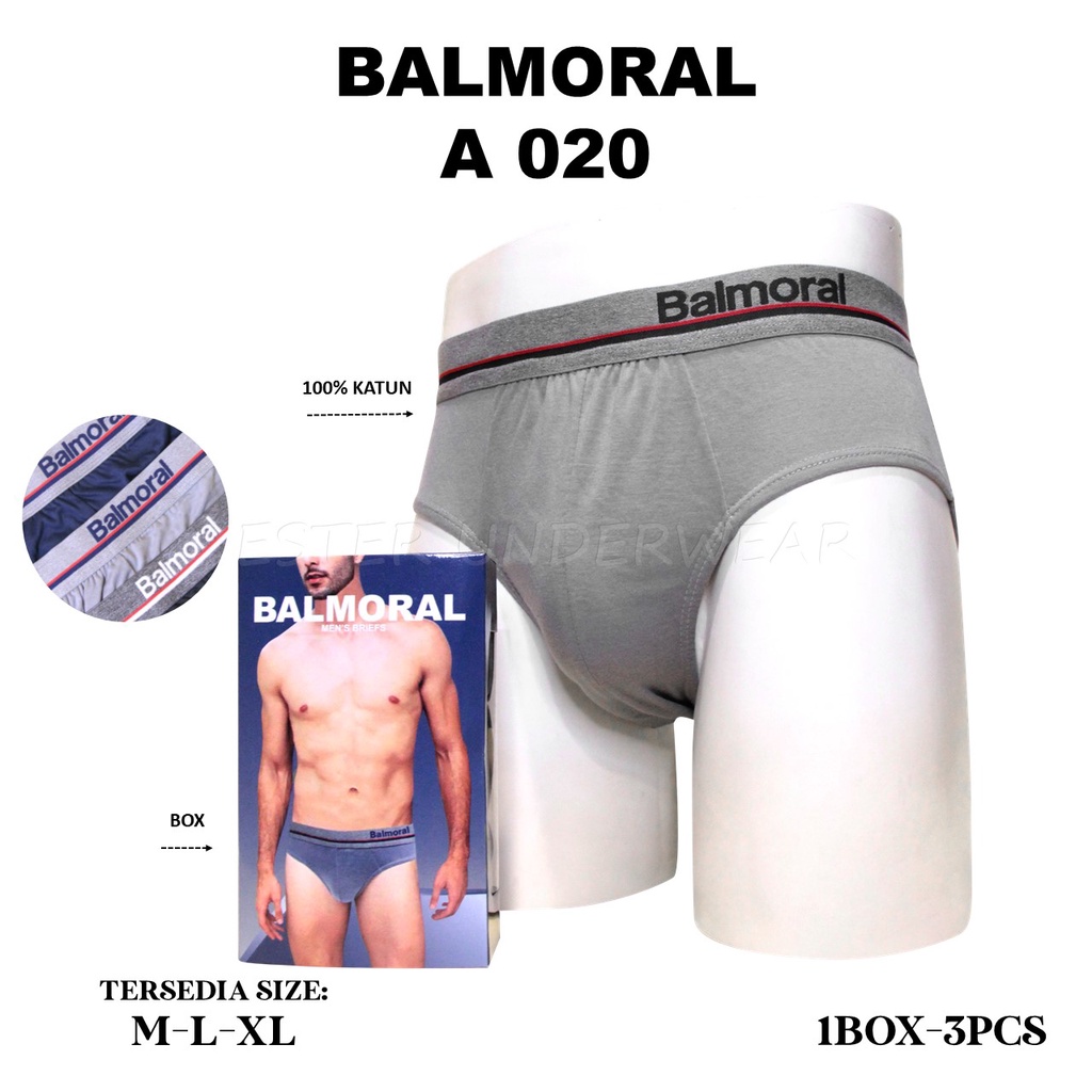 Celana Dalam Pria Balmoral A 020 ISI 3 Pcs