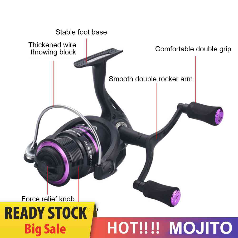 Reel Pancing Double Rocker 5.0 / 1 13 + 1 Bahan Metal Untuk Cumi-Cumi