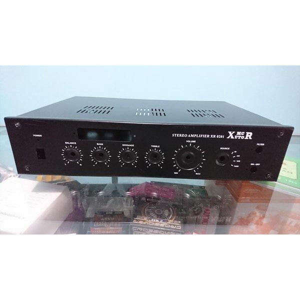 Box Power Amplifier Plat Tebal Sound System Tebal Xr0201 Usb