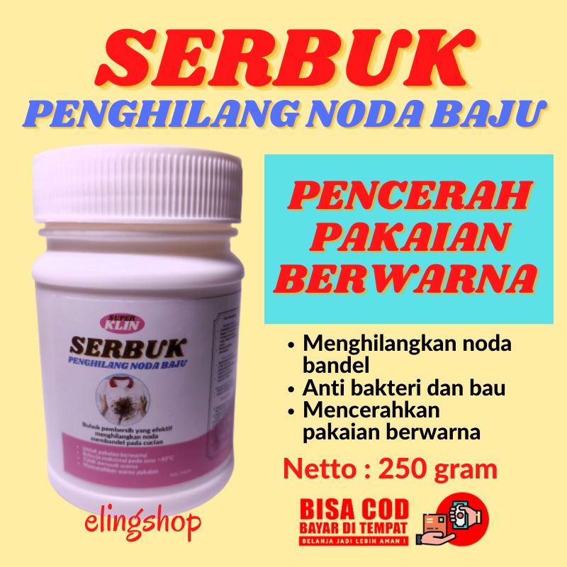 Pembersih Penghilang Noda Pakaian Baju Warna Berwarna Bandel Membandel