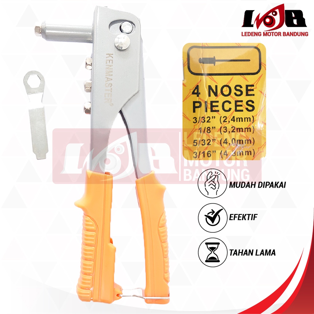 Kenmaster Tang Rivet TS-10 9.5 inci Hand Riveter Ripet