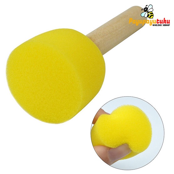 

Sale!!! Foam Sponge Brush Stamp-Kuas Busa Spon Lukis Cat-Isi 4 Bergaransi